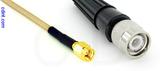 Coaxial Cable, SSMA to TNC, RG316 double shielded, 1 foot, 50 ohm