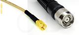 Coaxial Cable, SSMA to TNC reverse polarity, RG316, 1 foot, 50 ohm