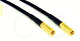 Coaxial Cable, SSMB to SSMB, RG174, 4 foot, 50 ohm