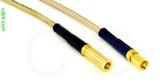 Coaxial Cable, SSMB to SSMC, RG316, 1 foot, 50 ohm