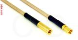 Coaxial Cable, SSMB to SSMC, RG316 double shielded, 1 foot, 50 ohm