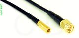 Coaxial Cable, SSMB to SMA, RG174, 1 foot, 50 ohm