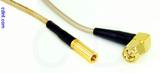 Coaxial Cable, SSMB to SMA 90 degree (right angle), RG316, 1 foot, 50 ohm