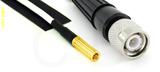 Coaxial Cable, SSMB to TNC, RG188, 1 foot, 50 ohm