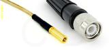 Coaxial Cable, SSMB to TNC, RG316, 1 foot, 50 ohm