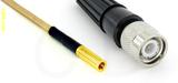 Coaxial Cable, SSMB to TNC, RG316 double shielded, 1 foot, 50 ohm