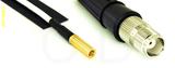 Coaxial Cable, SSMB to TNC female, RG188, 1 foot, 50 ohm