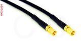 Coaxial Cable, SSMC to SSMC, RG174 low loss, 1 foot, 50 ohm