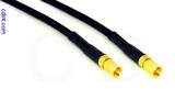 Coaxial Cable, SSMC to SSMC, RG174 flexible (TPR jacket), 3 foot, 50 ohm