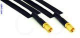 Coaxial Cable, SSMC to SSMC, RG196 low noise, 4 foot, 50 ohm