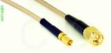 Coaxial Cable, SSMC to SMA, RG316, 1 foot, 50 ohm