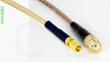 Coaxial Cable, SSMC to SMA female, RG316, 1 foot, 50 ohm