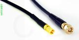 Coaxial Cable, SSMC to SMC (Subvis), RG174 flexible (TPR jacket), 10 foot, 50 ohm