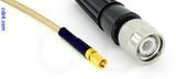 Coaxial Cable, SSMC to TNC, RG316, 1 foot, 50 ohm
