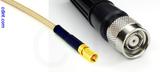 Coaxial Cable, SSMC to TNC reverse polarity, RG316, 12 foot, 50 ohm