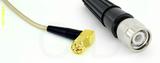 Coaxial Cable, SMA 90 degree (right angle) to TNC, RG316, 10 foot, 50 ohm