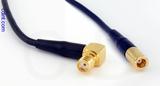 Coaxial Cable, SMA 90 degree (right angle) female to SMB plug (female contact), RG174, 3 foot, 50 ohm