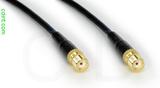 Coaxial Cable, SMA female to SMA female, RG174, 1 foot, 50 ohm