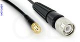 Coaxial Cable, SMA female to TNC, RG174, 1 foot, 50 ohm