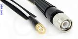 Coaxial Cable, SMA female to TNC, RG188, 1 foot, 50 ohm