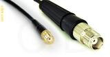 Coaxial Cable, SMA female to TNC female, RG174, 1 foot, 50 ohm