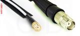 Coaxial Cable, SMA female to TNC female, RG188, 1 foot, 50 ohm