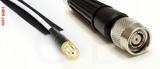 Coaxial Cable, SMA female to TNC reverse polarity, RG188 low noise, 32 foot, 50 ohm