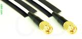 Coaxial Cable, SMA to SMA, RG188, 1 foot, 50 ohm