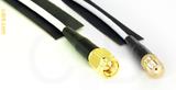 Coaxial Cable, SMA to SMA female, RG188 low noise, 10 foot, 50 ohm