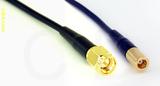 Coaxial Cable, SMA to SMB plug (female contact), RG174, 10 foot, 50 ohm