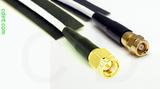 Coaxial Cable, SMA to SMC (Subvis), RG188, 1 foot, 50 ohm