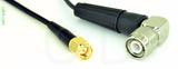 Coaxial Cable, SMA to TNC 90 degree (right angle), RG174, 1 foot, 50 ohm