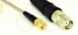 Coaxial Cable, SMA to TNC female, RG316, 1 foot, 50 ohm