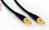 Coaxial Cable, SMB jack (male contact) to SMB jack (male contact), RG174, 40 foot, 50 ohm