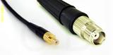 Coaxial Cable, SMB jack (male contact) to TNC female, RG174, 1 foot, 50 ohm