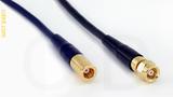 Coaxial Cable, SMB plug (female contact) to SMC (Subvis), RG174, 1 foot, 50 ohm