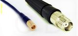 Coaxial Cable, SMB plug (female contact) to TNC female, RG174, 12 foot, 50 ohm