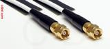 Coaxial Cable, SMC (Subvis) to SMC (Subvis), RG188, 1 foot, 50 ohm