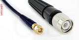 Coaxial Cable, SMC (Subvis) to TNC, RG174, 1 foot, 50 ohm