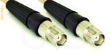 Coaxial Cable, TNC female to TNC female, RG316 double shielded, 1 foot, 50 ohm