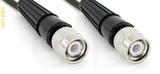 Coaxial Cable, TNC to TNC, RG188, 1 foot, 50 ohm