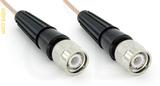 Coaxial Cable, TNC to TNC, RG316, 1 foot, 50 ohm