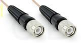 Coaxial Cable, TNC to TNC, RG316 double shielded, 1 foot, 50 ohm