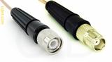 Coaxial Cable, TNC to TNC female, RG316, 1 foot, 50 ohm